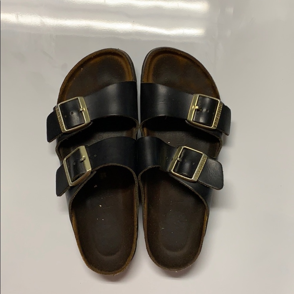 Birkenstock Black Double Buckle Sandals
